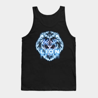 Neon lion Tank Top